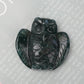 2" Moss Agate Owl Carvings Animal Bulk Best Crystal Wholesalers