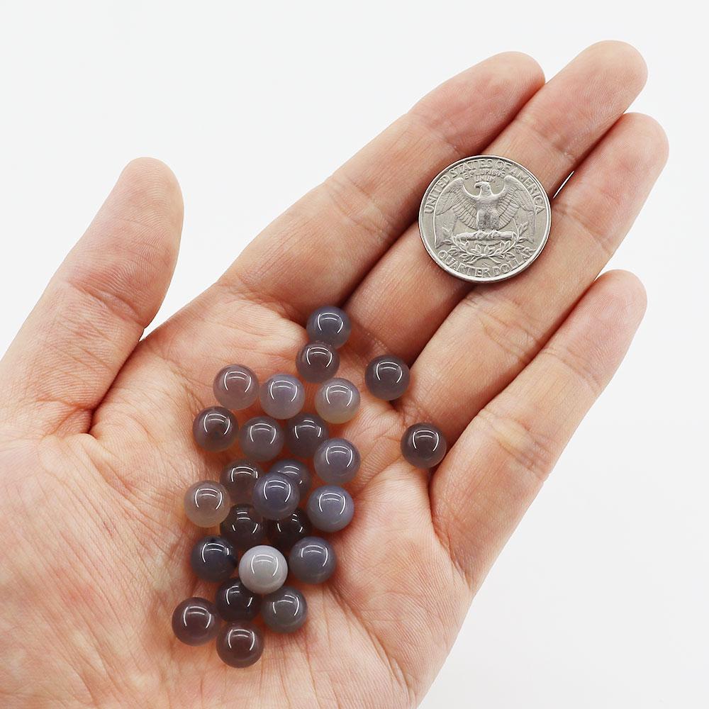 10mm No hole/Undrilled 30pcs Natural Crystal Beads Stone Gemstone Round Loose Energy Healing Beads Best Crystal Wholesalers