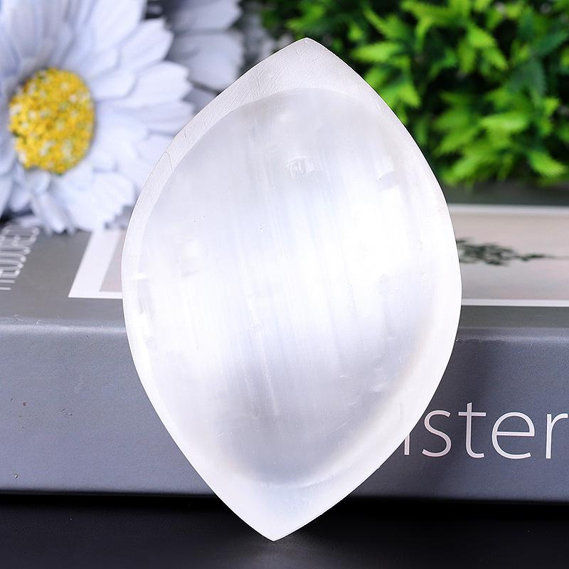 4.2" Polished Selenite Bowls Bulk Best Crystal Wholesalers