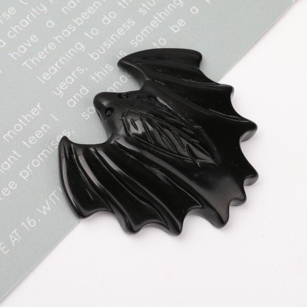 DISCOUNT Black Obsidian Bat Carvings Animal Bulk Best Crystal Wholesalers