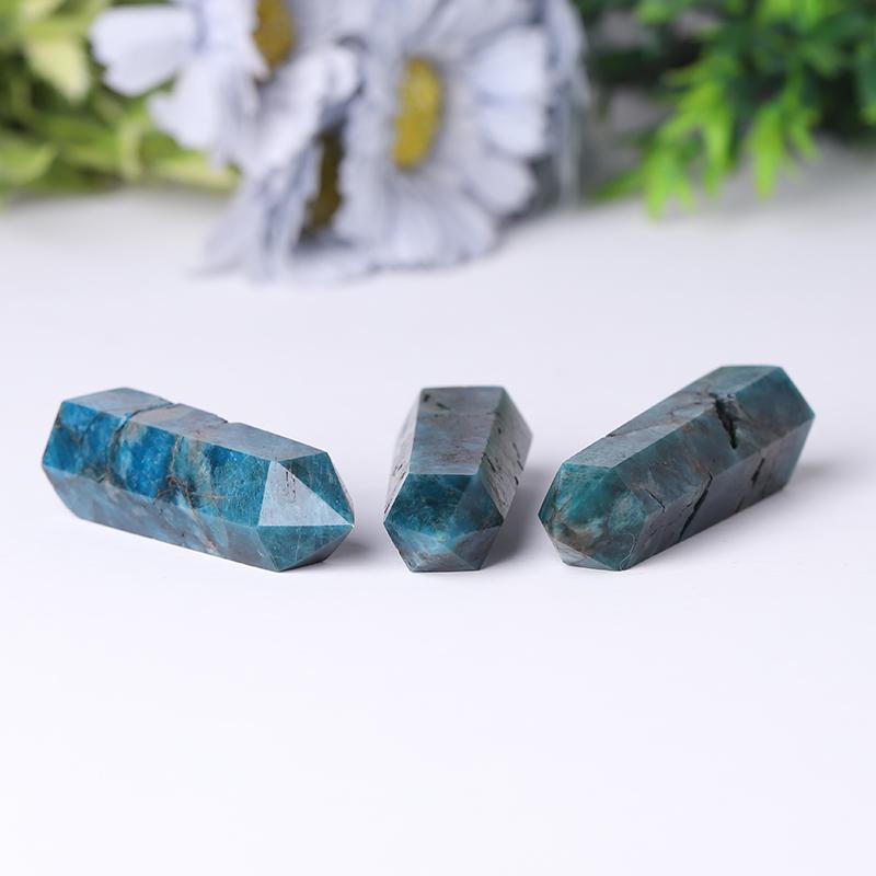 Natural Blue Apatite Point Healing Towers Points Bulk Best Crystal Wholesalers