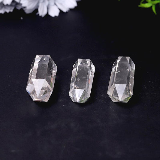 High Quality Natural Clear Quartz Double Terminated Towers Points Bulk Best Crystal Wholesalers