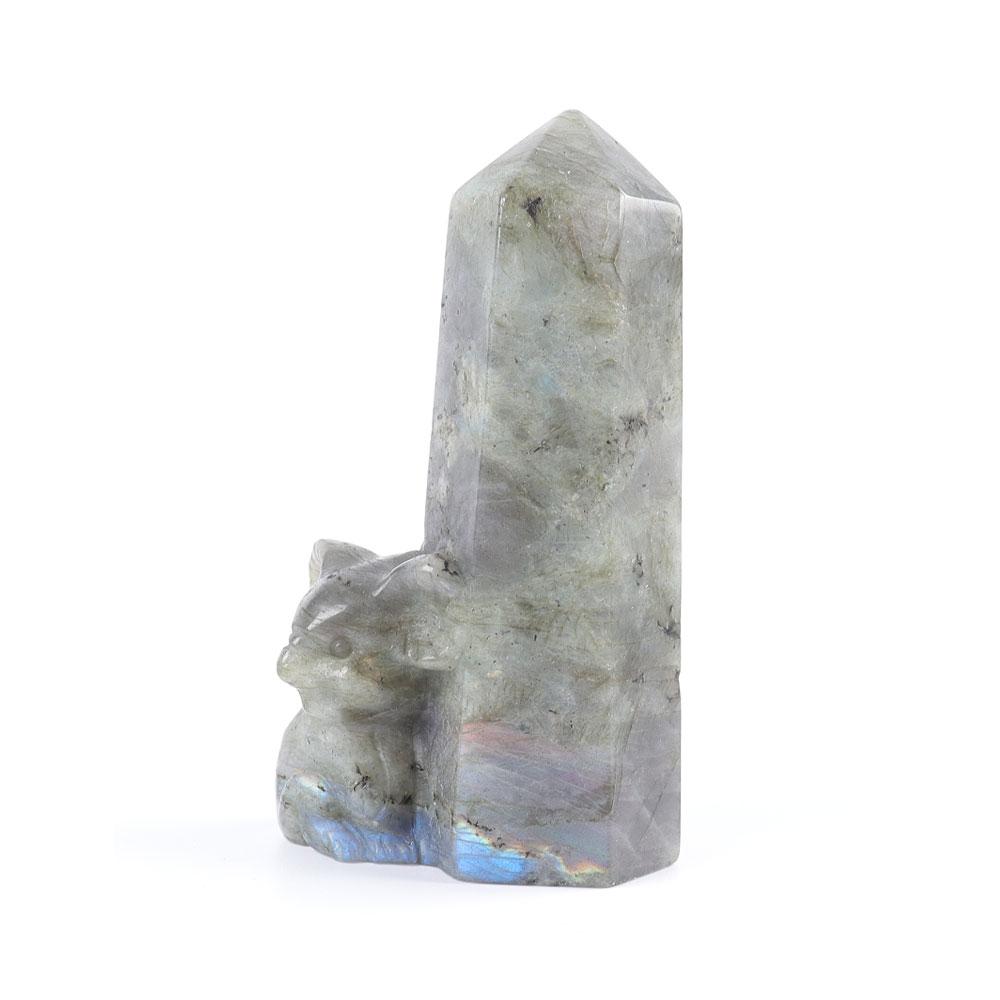 Labradorite Towers with Koala Carving Decor Base Animal Bulk Best Crystal Wholesalers