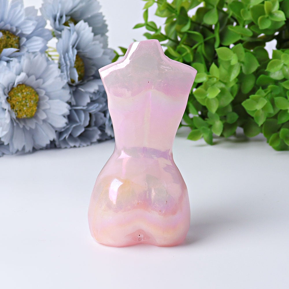 3.7" Aura Angel Woman Model Body Crystal Carvings Best Crystal Wholesalers