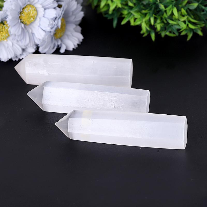 2.5-4.5"High Quality Selenite Points Healing Crystal Towers Bulk Best Crystal Wholesalers