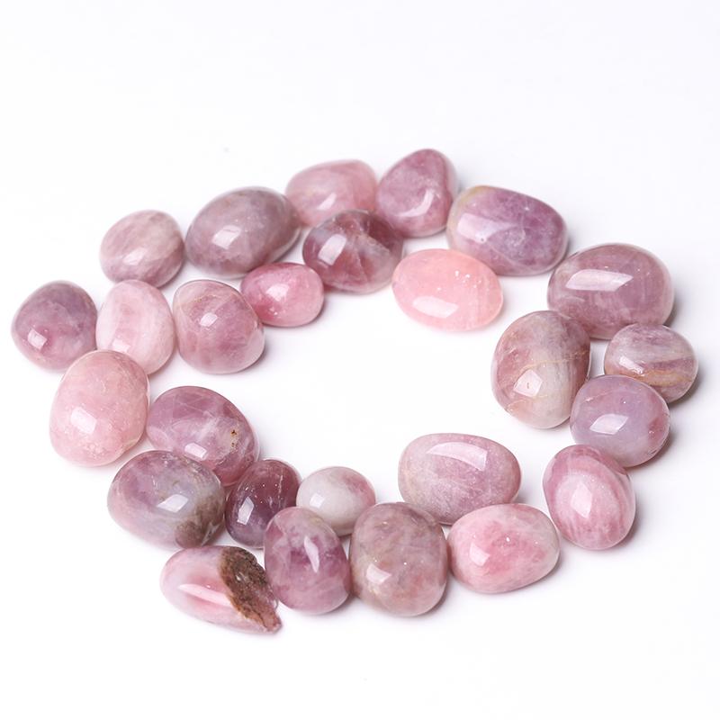 0.1kg 20-30cm Purple Rose Quartz tumbled stone Best Crystal Wholesalers