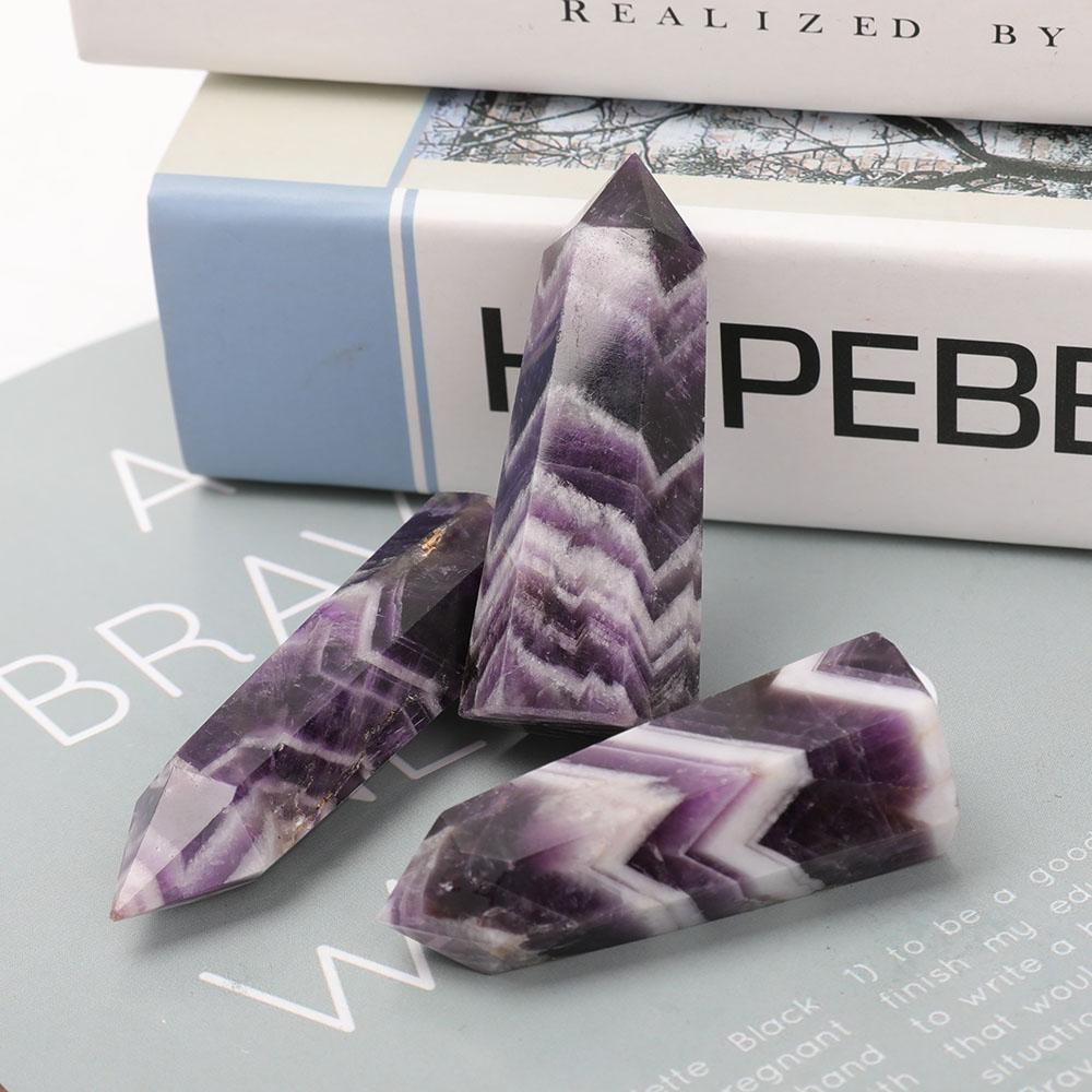 Set of 3 Dream Amethyst Towers Points Bulk Best Crystal Wholesalers