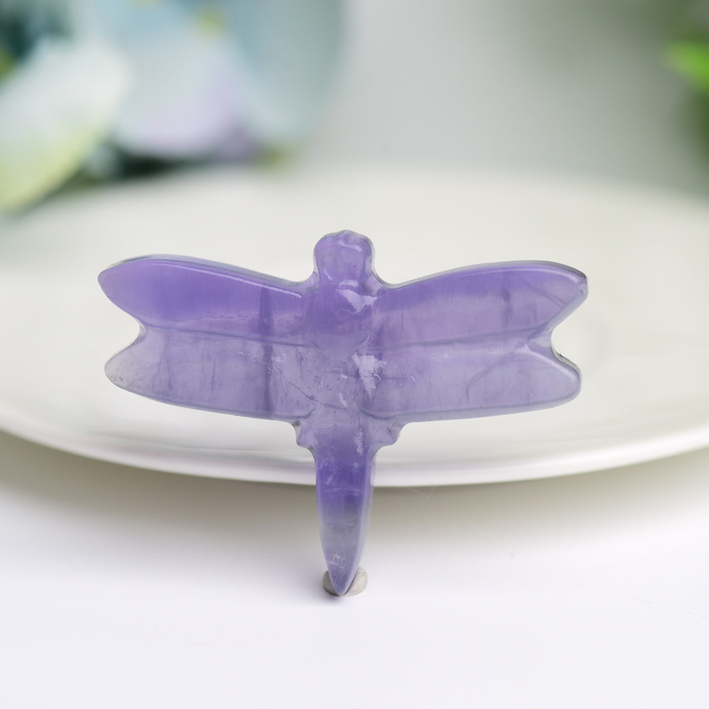 2.1" Fluorite Dragonfly Crystal Carving Bulk WholesaleBest Crystal Wholesalers