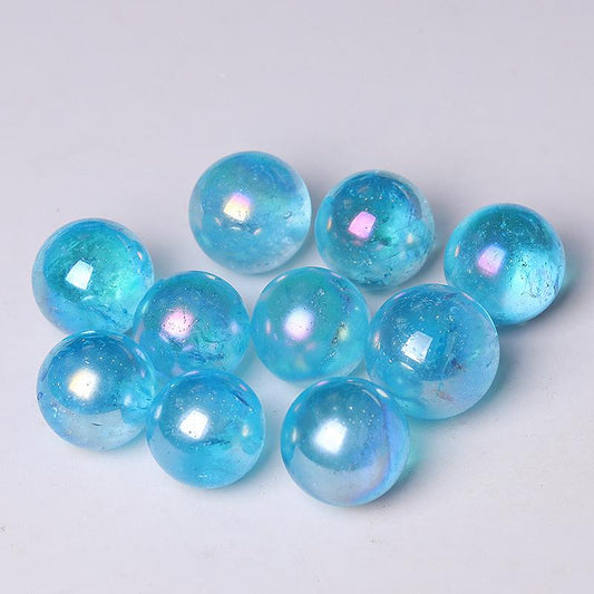 0.25kg Aura Blue Crystal Spheres Best Crystal Wholesalers