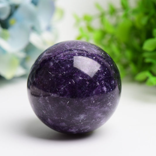 2.5"-4.0" Purple Lepidolite Crystal Sphere Bulk WholesaleBest Crystal Wholesalers