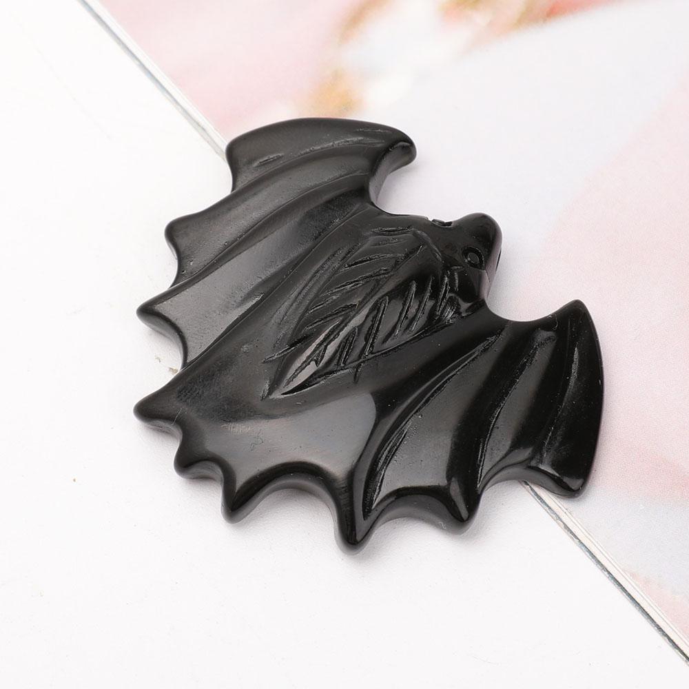 DISCOUNT Black Obsidian Bat Carvings Animal Bulk Best Crystal Wholesalers