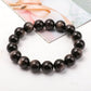 12mm Silver Obsidian Bracelet Best Crystal Wholesalers