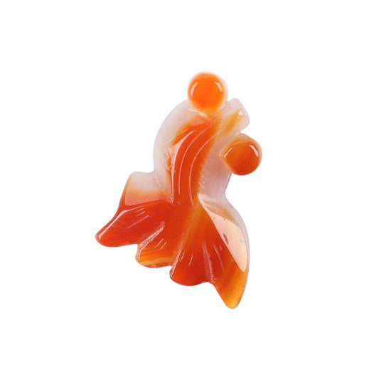 Carnelian Goldfish Pendant Animal Bulk Best Crystal Wholesalers