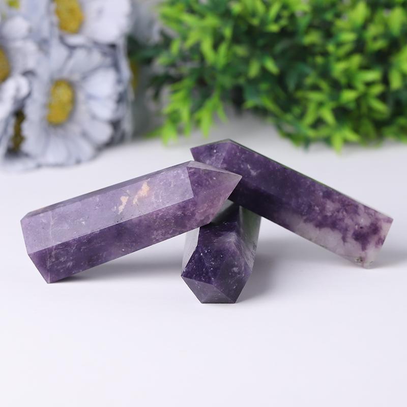 Natural Purple Mica Points Healing Towers Points Bulk Best Crystal Wholesalers