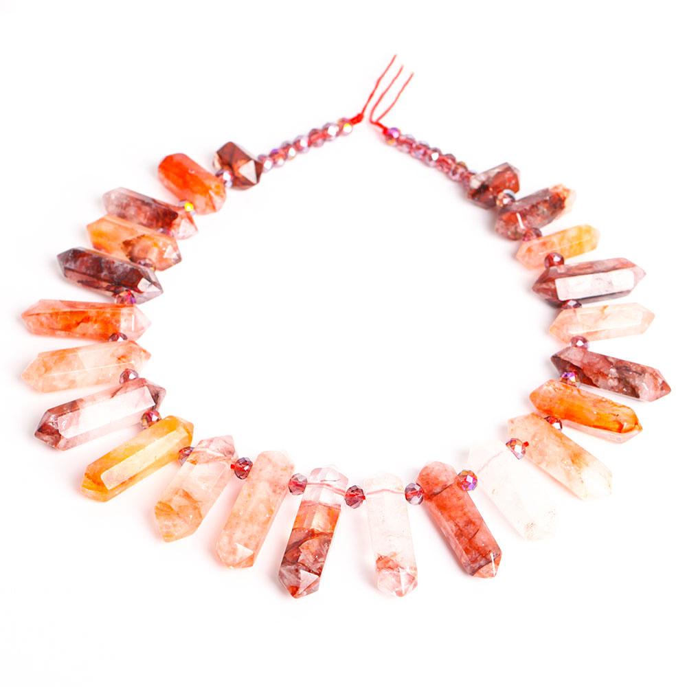 Natural Crystal Point Chain Strings Use for DIY Best Crystal Wholesalers