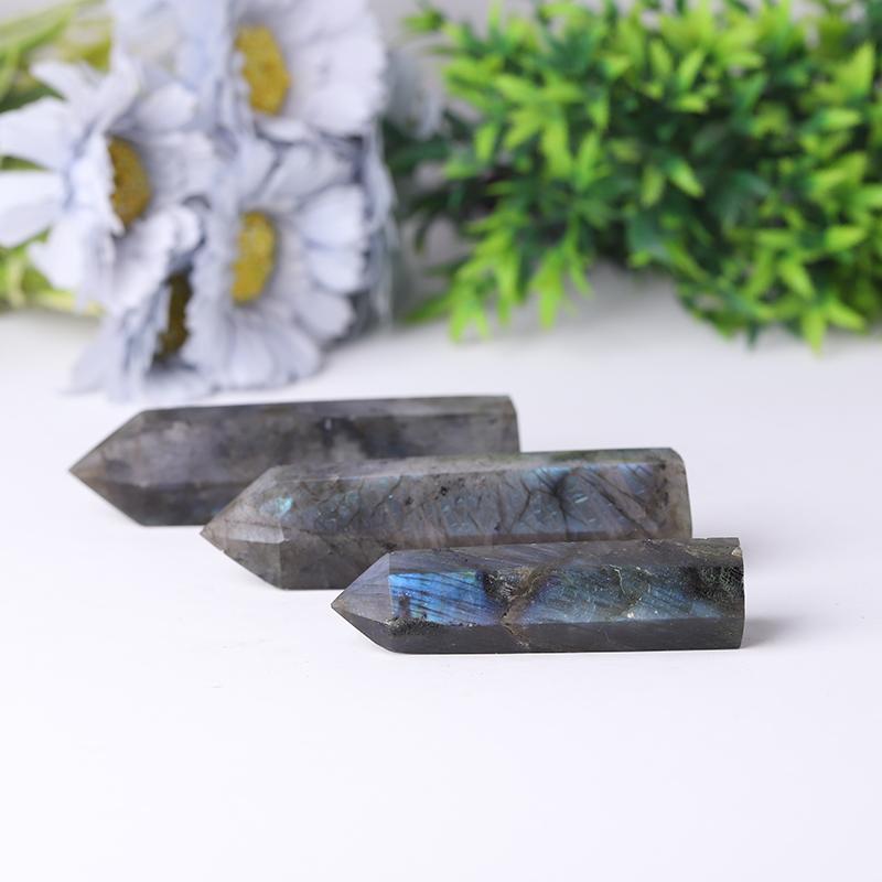 Natural Labradorite Point Healing Towers Points Bulk for Collection Best Crystal Wholesalers