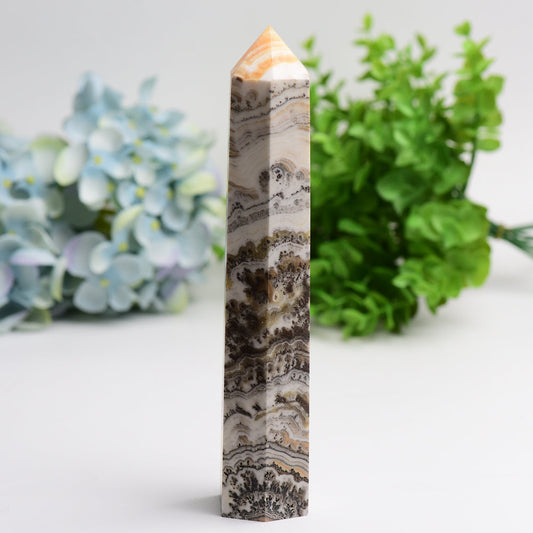 6.0"-8.0" Grass Calcite Crystal Tower Bulk Crystal wholesale suppliers