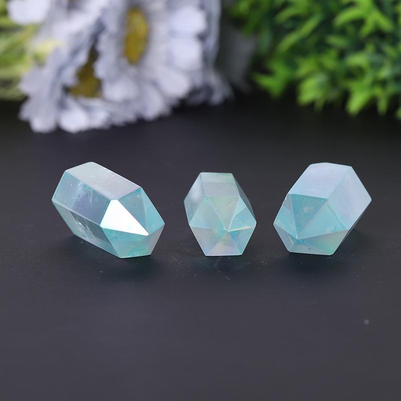 Natural Blue Angel Aura Clear Quartz Towers Points Bulk Crystals Best Crystal Wholesalers