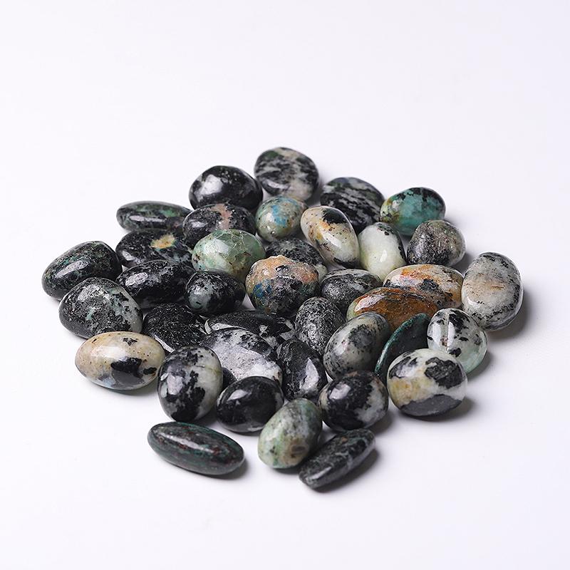 0.1kg 20mm-30mm Moss Agate bulk tumbled stone Best Crystal Wholesalers