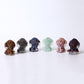 2" Resin Teddy Dog Figurine Infused Crystal Chips on Discount