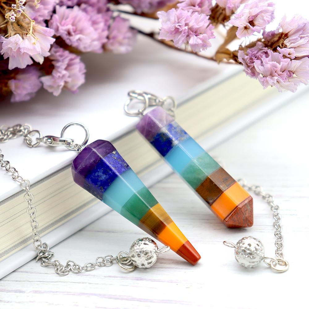 7 Chakra Energy Healing Crystal Pendulum Best Crystal Wholesalers