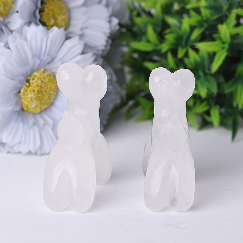 2.8" Balloon Dog Crystal Carvings Animal Bulk Best Crystal Wholesalers