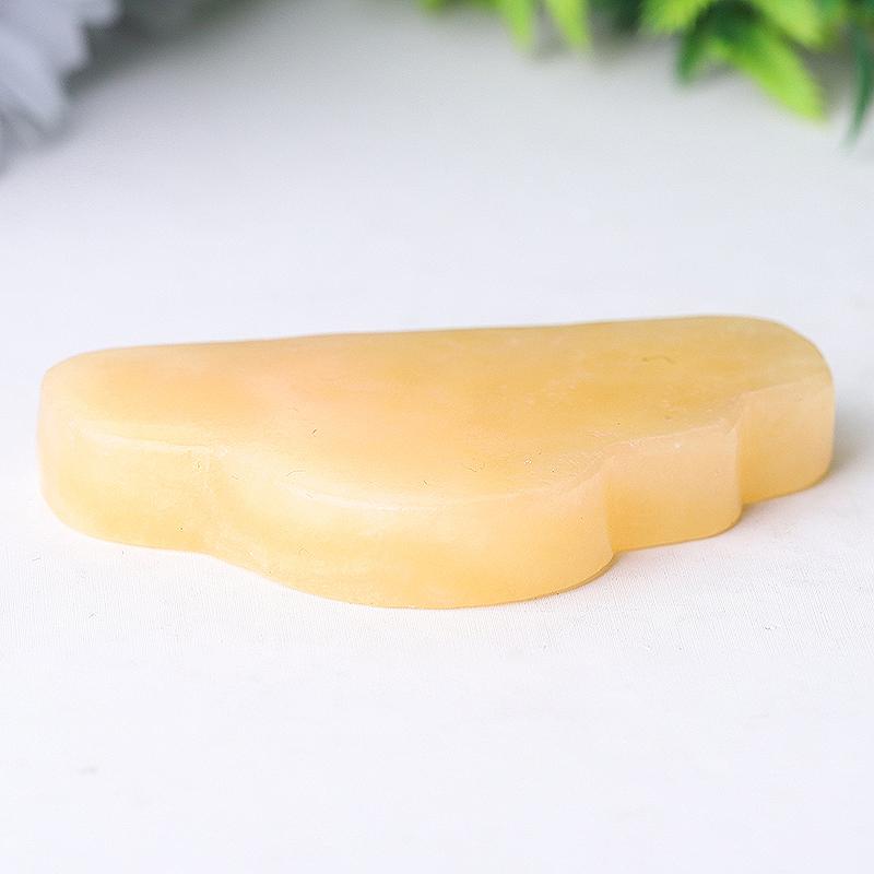 2.8" Yellow Jade  Cloud Crystal Carvings Model Bulk Best Crystal Wholesalers