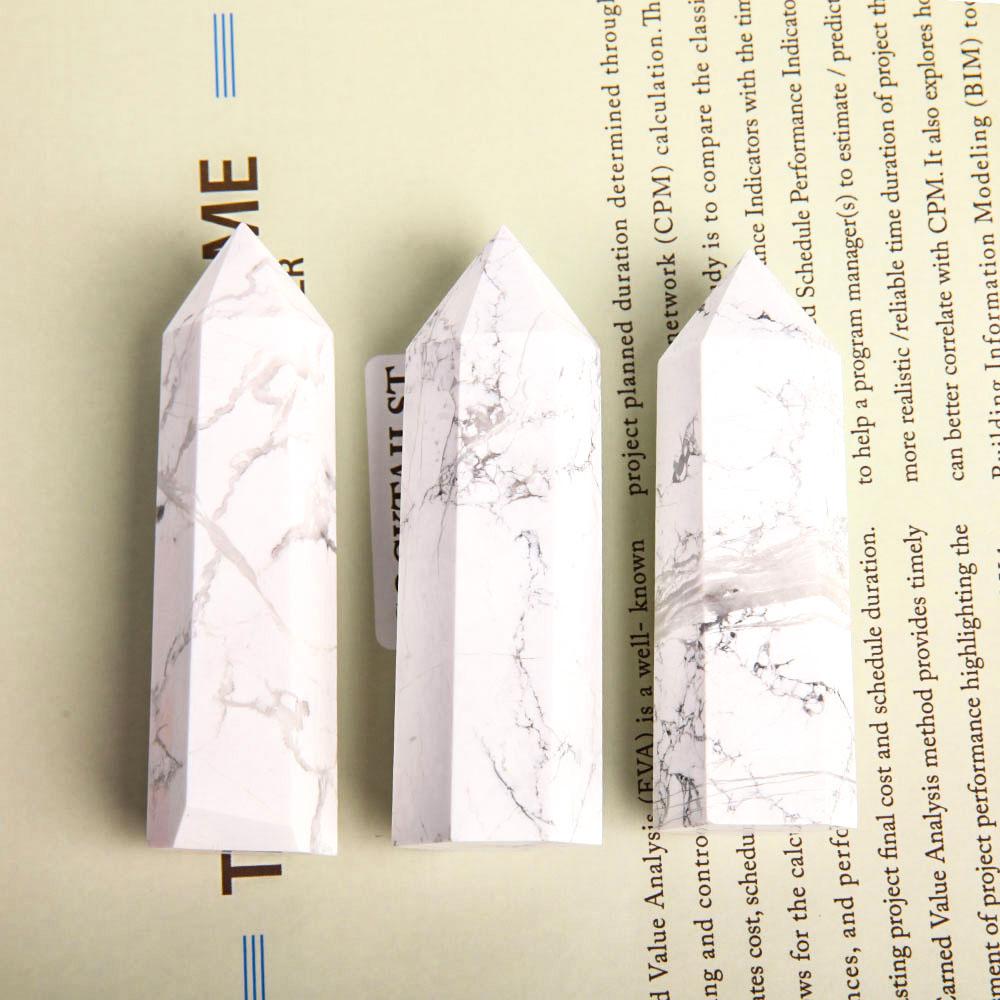 Set of 3 Howlite Towers Points Bulk Best Crystal Wholesalers