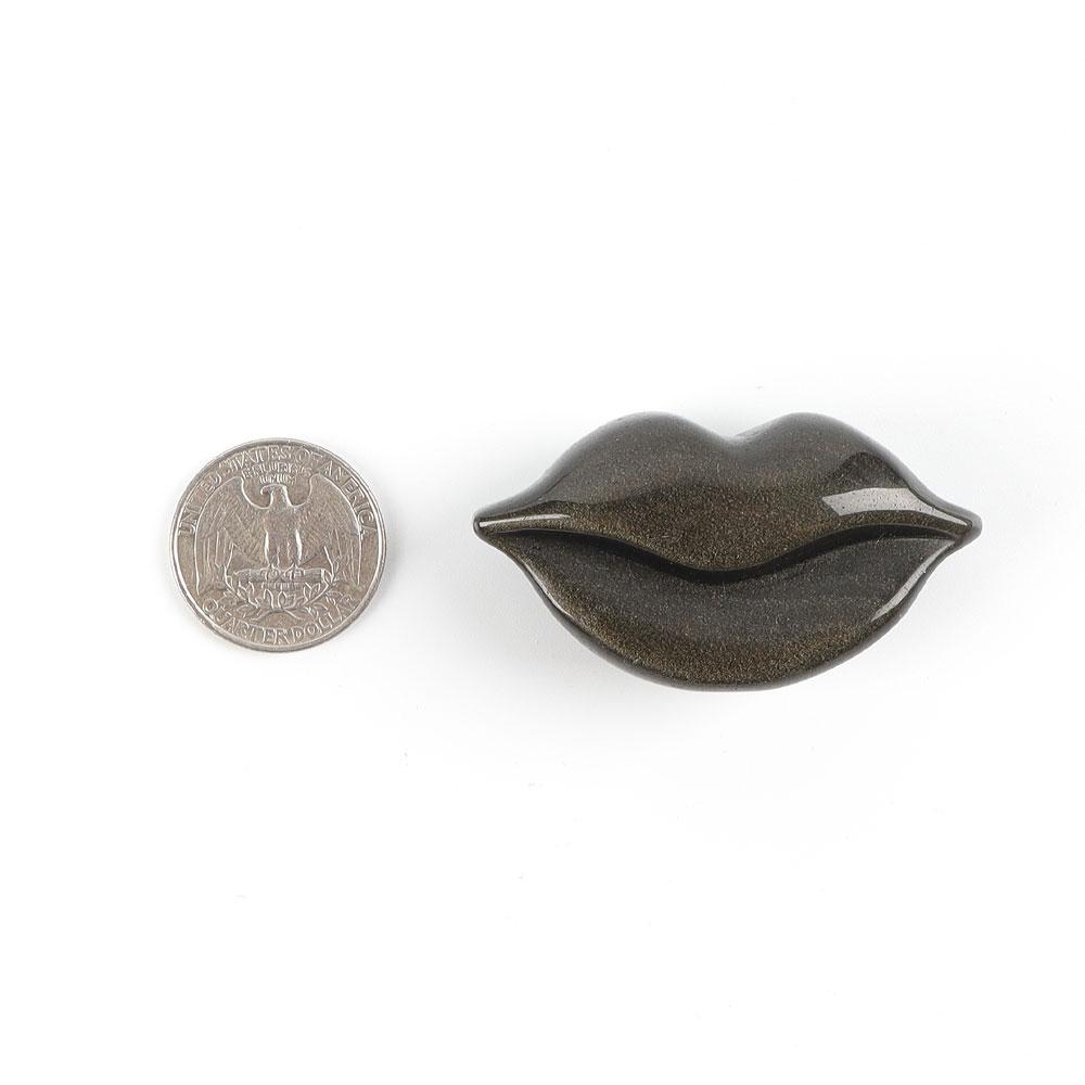 Silver Obsidian Lips Carvings Model Bulk Best Crystal Wholesalers