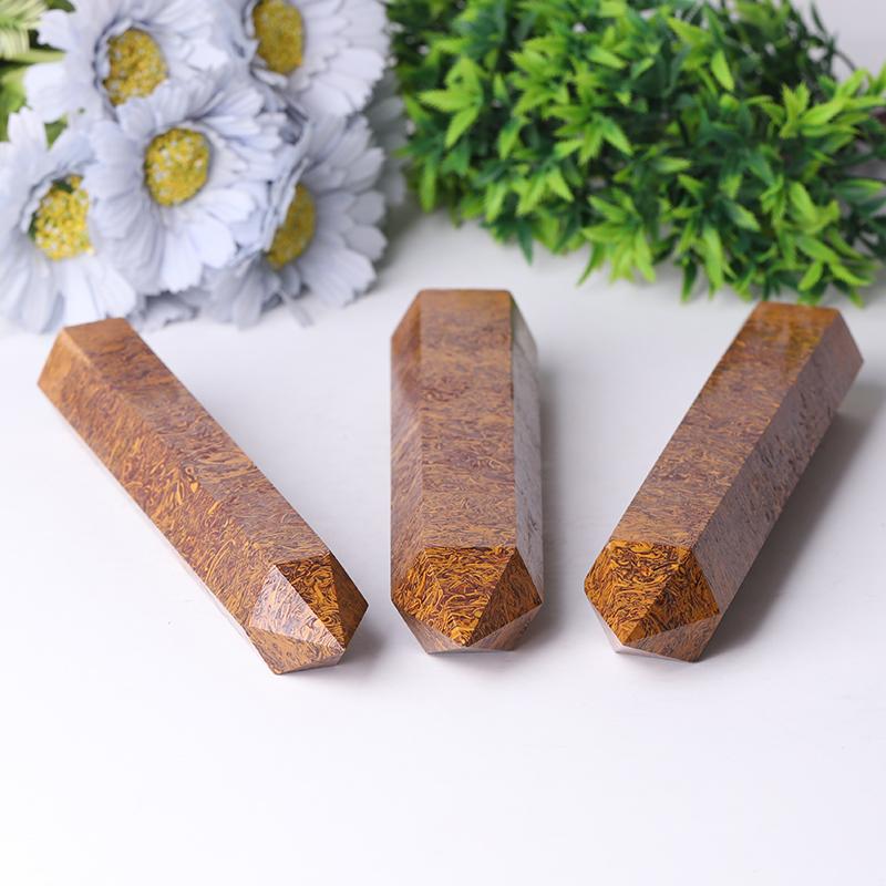 7.5'' High Quality Calligraphy Jasper Towers Points Bulk for Healing Best Crystal Wholesalers