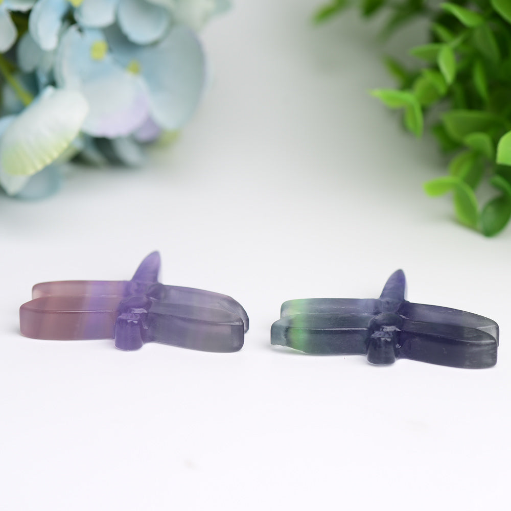 2.1" Fluorite Dragonfly Crystal Carving Bulk WholesaleBest Crystal Wholesalers