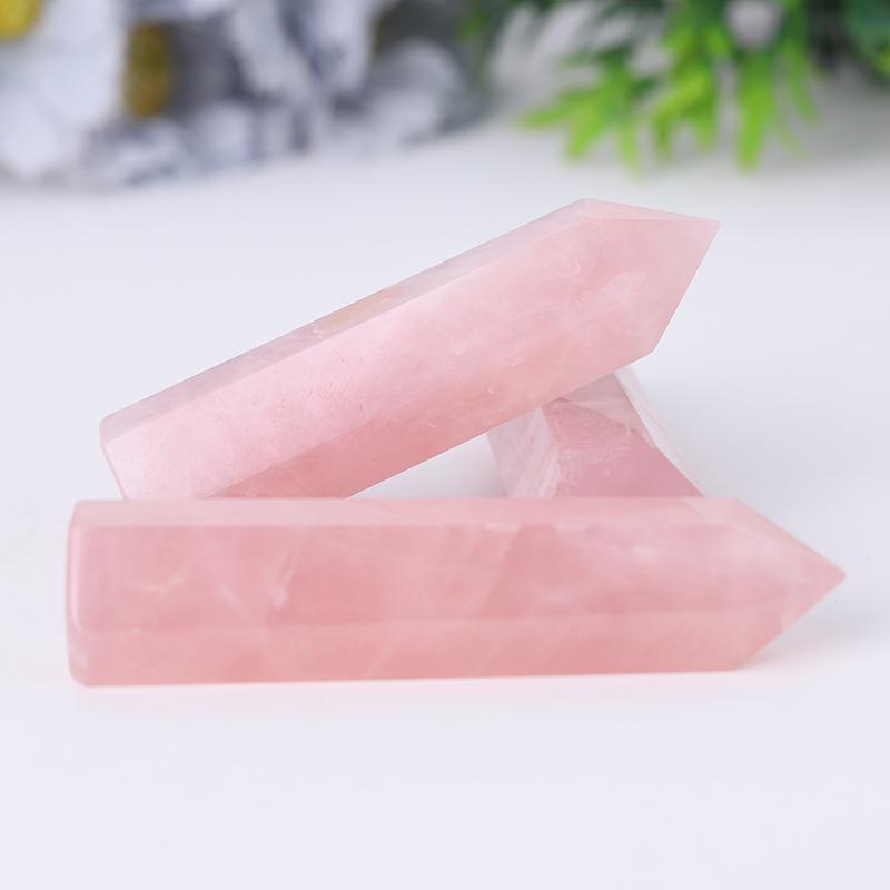 Natural Rose Quartz Towers Points Bulk Healing Best Crystal Wholesalers