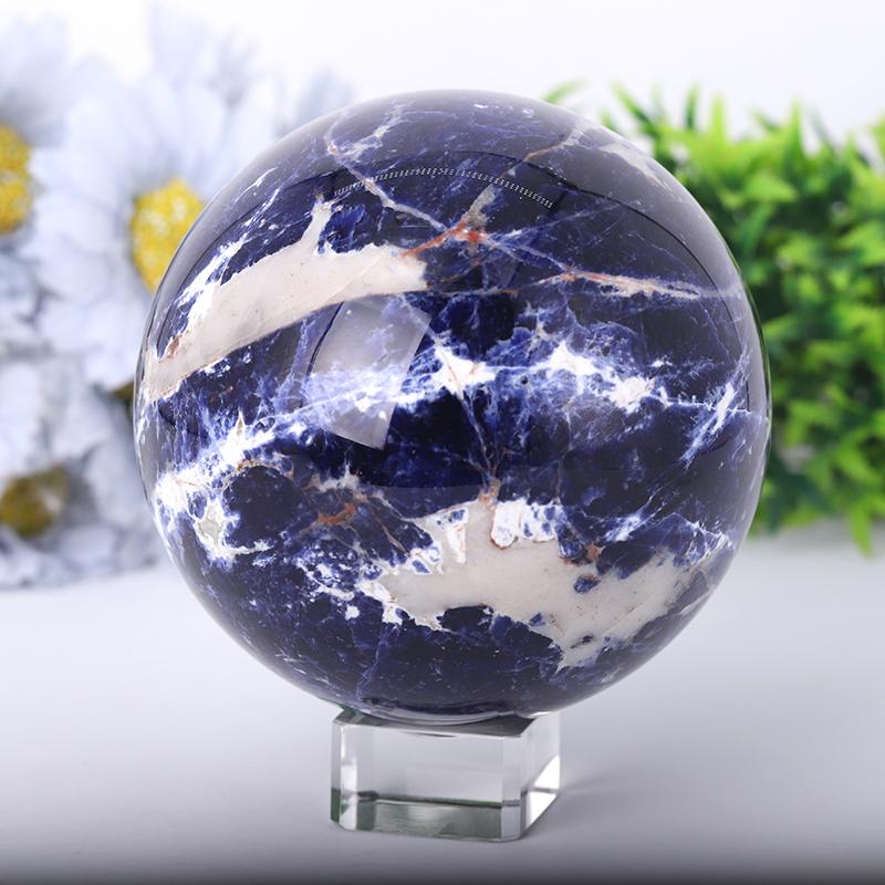 2.5"-4.0" Sodalite Sphere Best Crystal Wholesalers