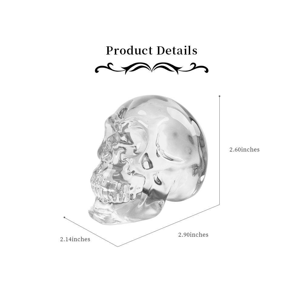 Aura Crystal Rainbow Skull Carving on Discount Best Crystal Wholesalers