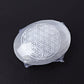2.4" Selenite Palm Stone with Printing Best Crystal Wholesalers