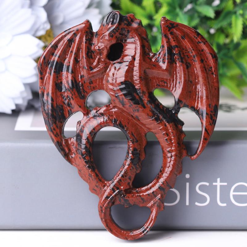 4.0'' High Quality Dragon Crystal Carvings for Decoration Best Crystal Wholesalers