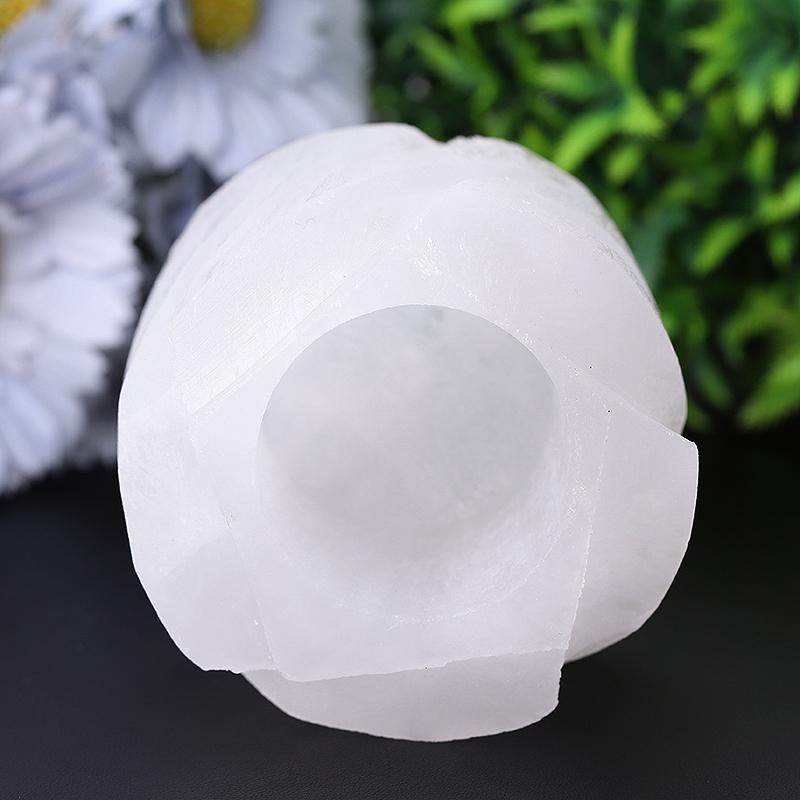 3" Selenite Candle Holder Bulk Best Crystal Wholesalers