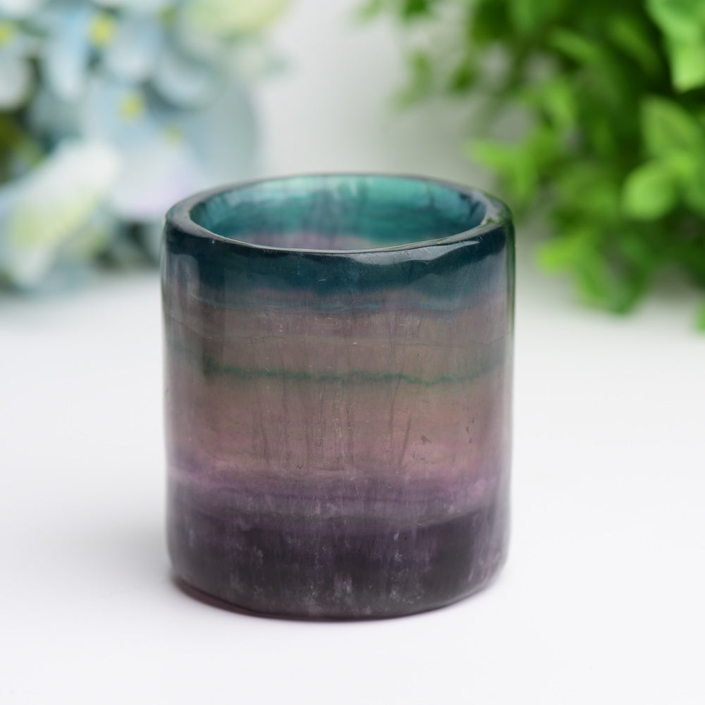 2.5" Rainbow Fluorite Cup Crystal Carving Bulk WholesaleBest Crystal Wholesalers