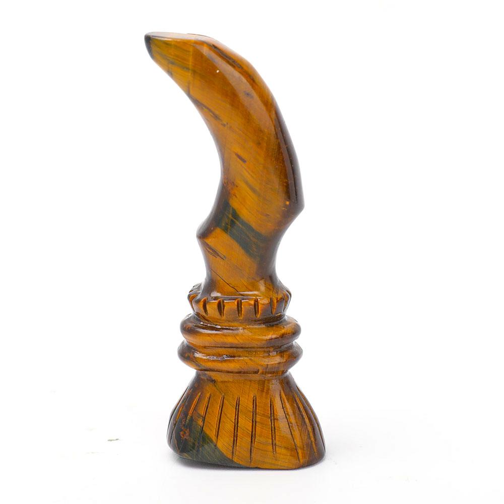 Wizard's Magic Broom Carvings Best Crystal Wholesalers