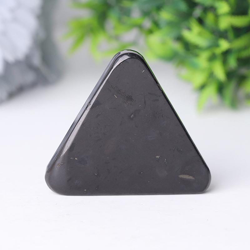 2" Shungite Sphere Holder-Triangle