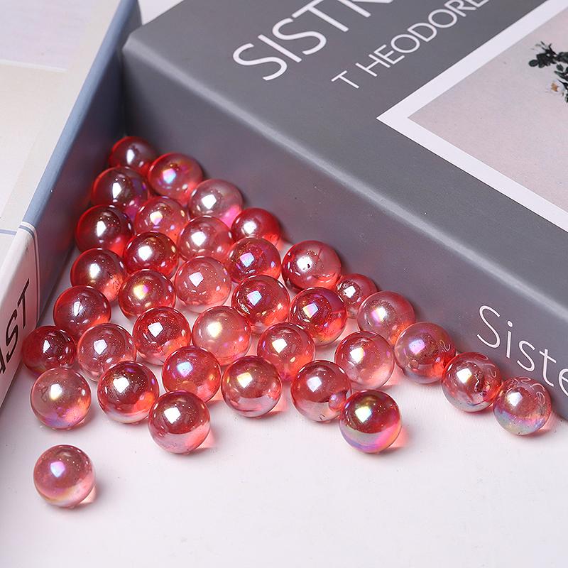 0.5-0.7'' High Quality Red Aura Crystal Spheres Crystal Balls for Healing Best Crystal Wholesalers