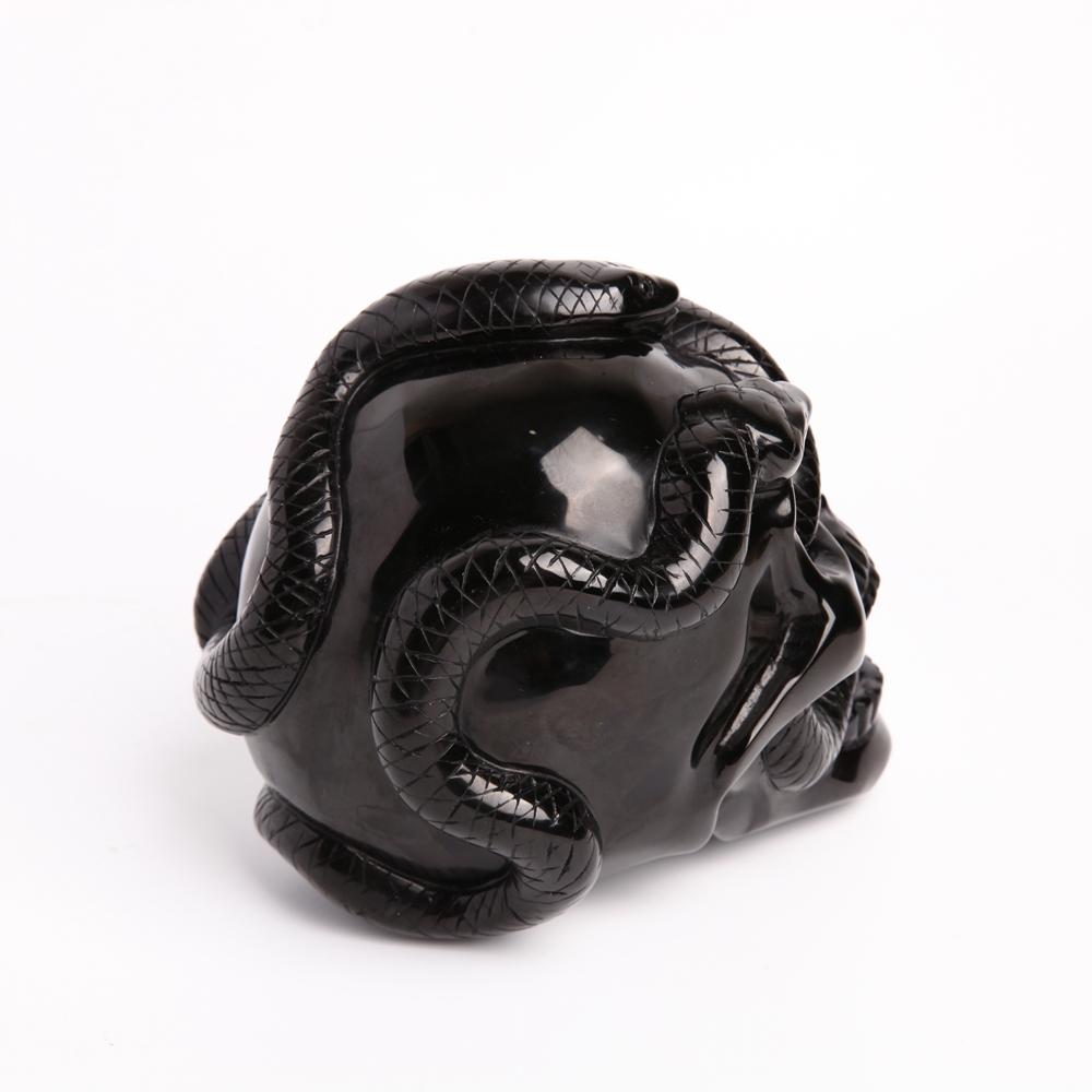 Black Obsidian Crystal Carvings Skull Best Crystal Wholesalers