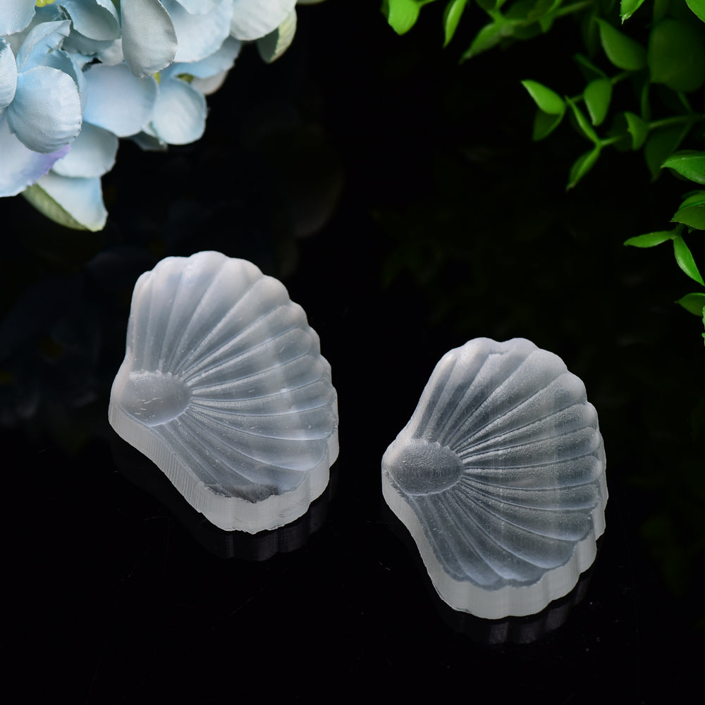 2.7" Selenite Shell Shape Carving Bulk WholesaleBest Crystal Wholesalers