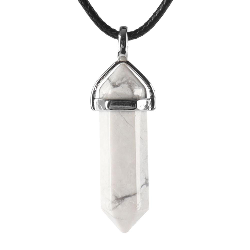 Natural Semi-Precious Gemstone Crystal Healing Hexagonal Point Chakra Pendant Best Crystal Wholesalers