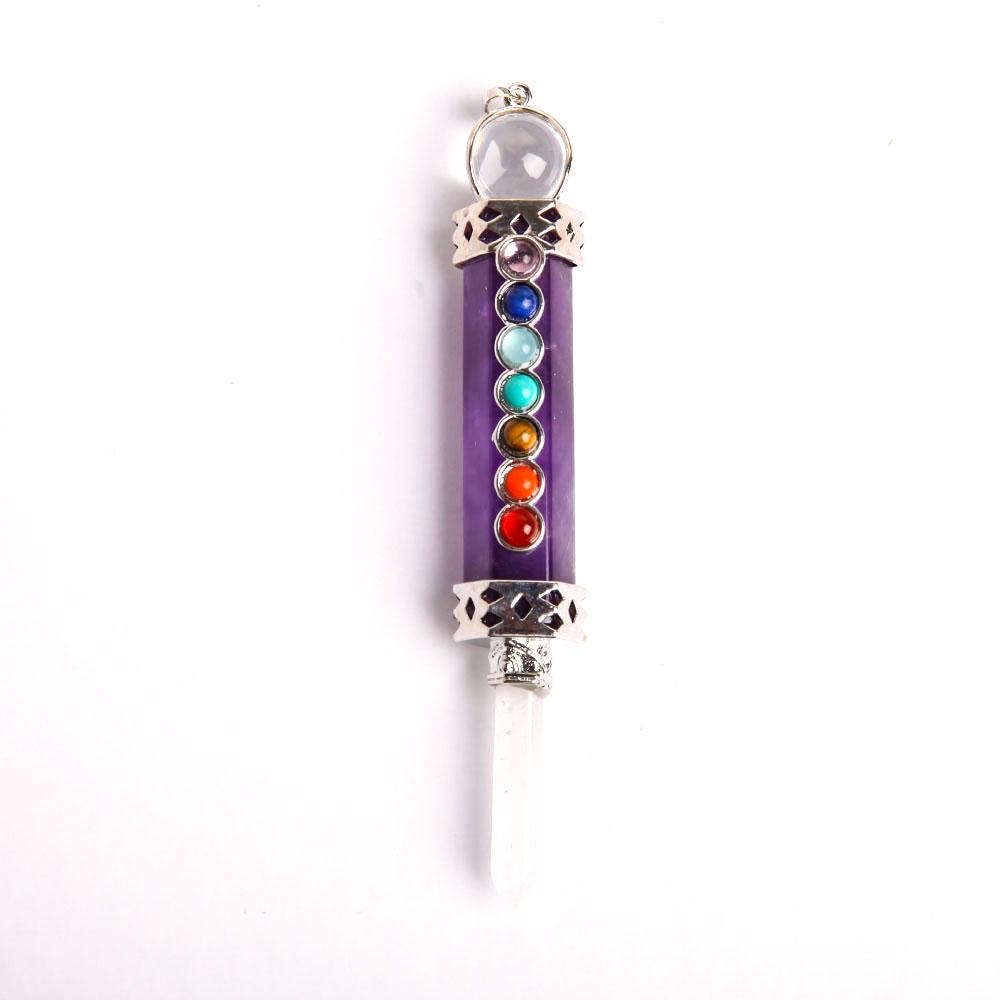 Crystal Jewelrys 7 Chakra Pendant Crystal Point Best Crystal Wholesalers