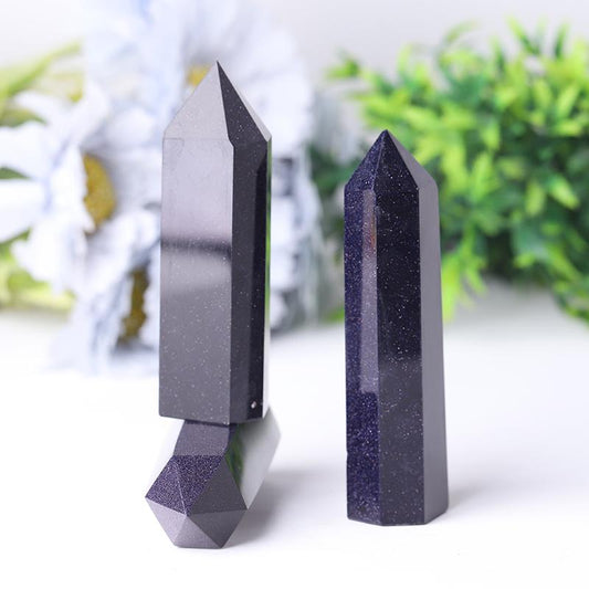 Blue Sandstone Towers Points Bulkfor Healing Best Crystal Wholesalers