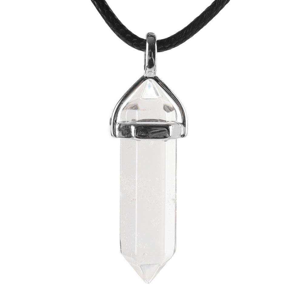 Natural Semi-Precious Gemstone Crystal Healing Hexagonal Point Chakra Pendant Best Crystal Wholesalers