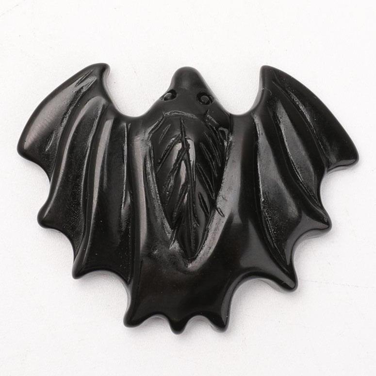 DISCOUNT Black Obsidian Bat Carvings Animal Bulk Best Crystal Wholesalers