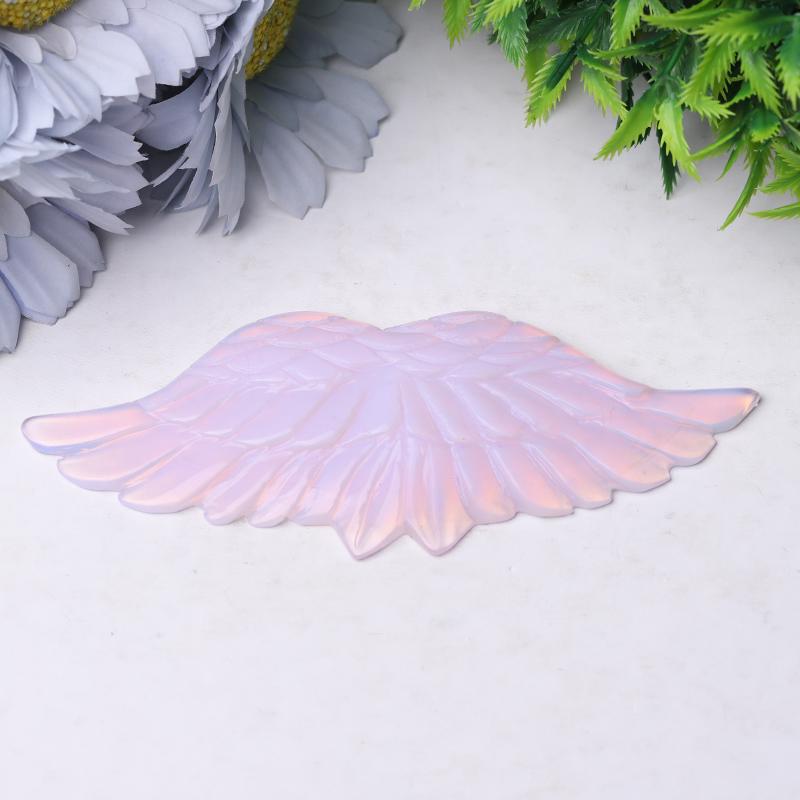 4.5" Angel Wings Crystal Carvings Model Bulk Best Crystal Wholesalers