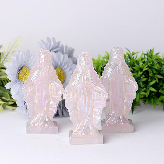 4.8" Aura Angel Sculpture Crystal Carvings Model Bulk Best Crystal Wholesalers